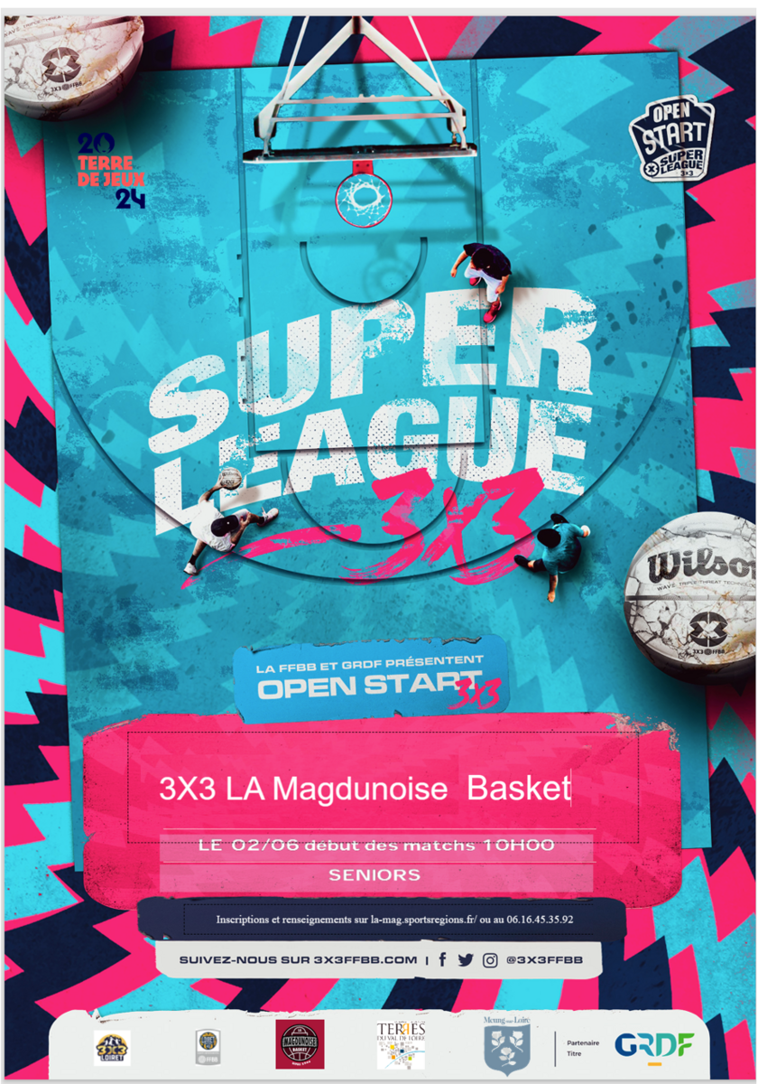 Tournois 3X3 La Magdunoise Basket