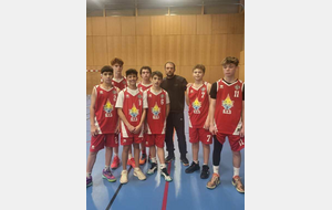 U15 Masculin – match à Meung contre BC BALGENCIEN à 16H45 (rdv au gymnase à 16H00)