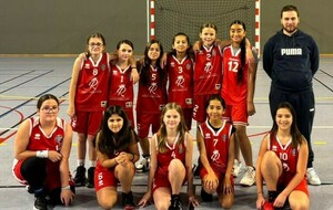 U13 Féminin - match en déplacement contre LA MONTJOIE SAINT DENIS EN VAL à 15H00 (GYMNASE MUNICIPAL N1 - SAINT-DENIS-EN-VAL, départ de la Belle Jeunesse à 13H45)